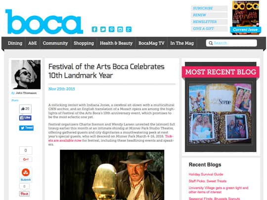 Polin Pr Festival of the Arts BOCA BocaMag.com