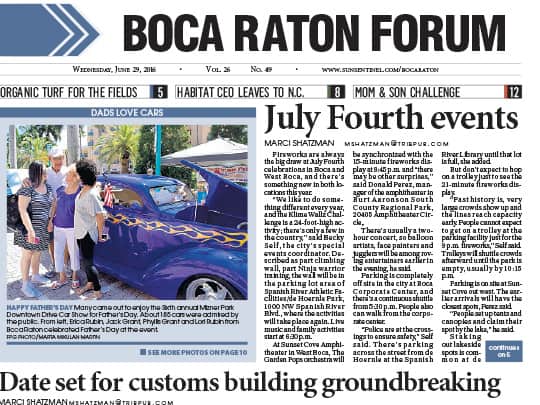 Polin PR placement july fourth events boca raton 
