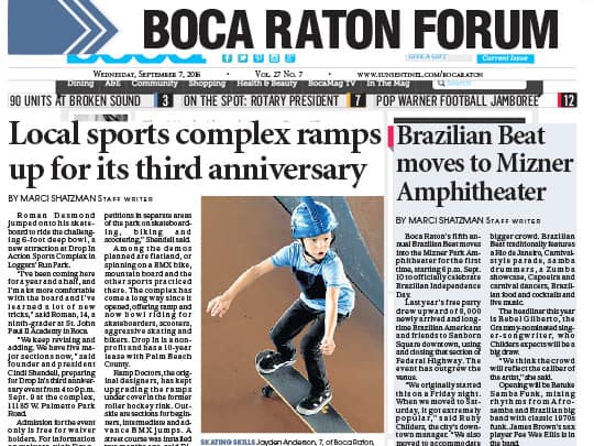 Cover of Boca Raton Forum - Brazilian Beat story