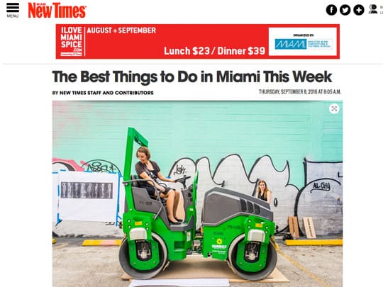 MiamiNewTimes.com best things to do in Miami this Week
