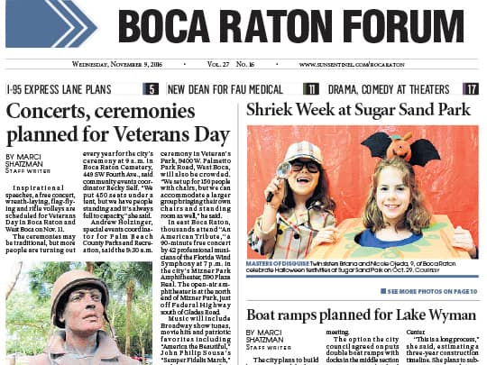 Boca Raton Forum article