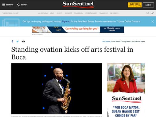 festival of the arts boca Sun-Sentinel.com screenshot