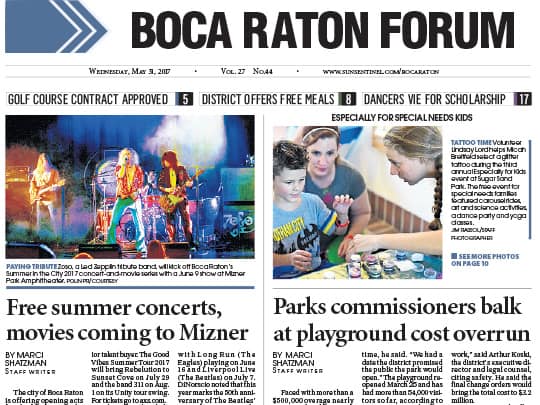 Boca Raton Forum Polin PR story for City of Boca Raton