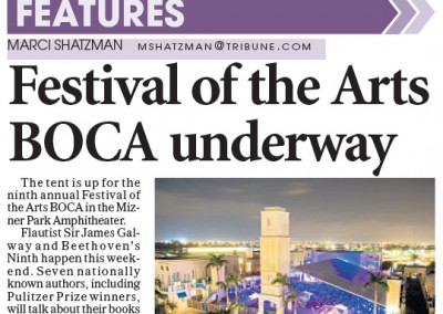 Festival of the Arts BOCA Delray Forum 031115