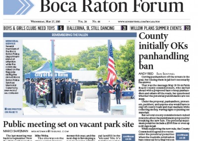 Boca Raton City BR Forum 052515