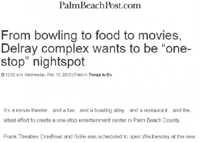 Frank Theaters Palm Beach Post 021313