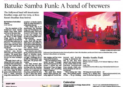 Brazilian Beat Sun Sentinel 091115