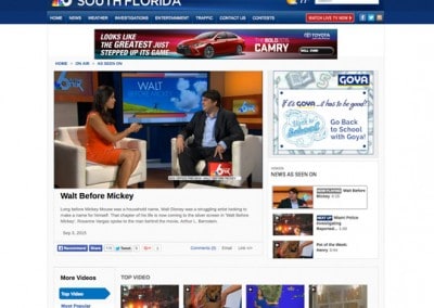 Walt Before Mickey NBCMiami 090315
