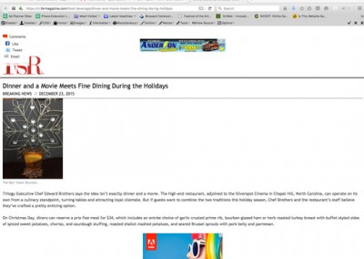 Silverspot Cinemas FSRMagazine.com 122315