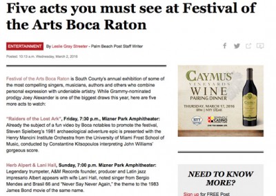Festival of the Arts BOCA MyPalmBeachPost 020216