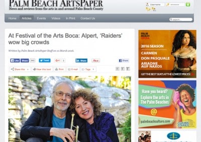 Festival of the Arts BOCA PalmBeachArtsPaper.com 031016