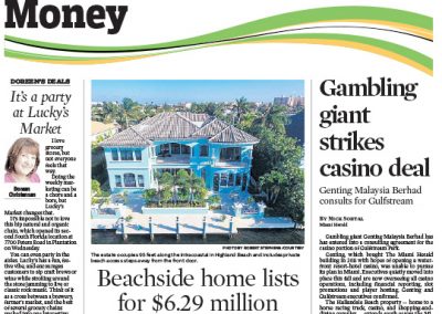 Lang Realty Sun Sentinel 12.11.2016