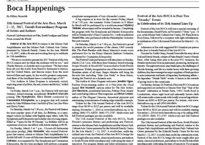 Festival of the Arts Boca Boca Pointe 112016