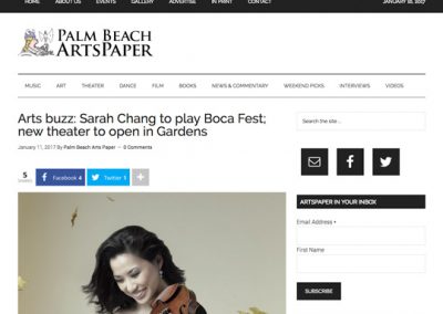 Festival of the Arts BOCA PalmBeachartsPaper 011117