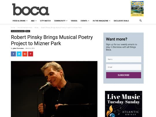 Polin PR placement - Festival of The Arts Boca - BocaMag.com