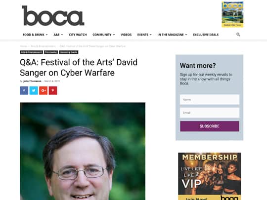 Polin PR placement - Festival of The Arts Boca - BocaMag.com