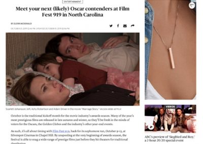 Film 919 News Observer Oct 1, 2019