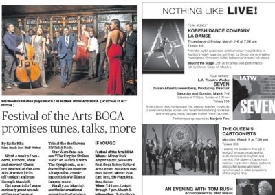 Festival of The Arts Boca PB Post