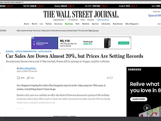 polin placement for Sheehy on wsj.com