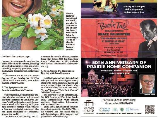 Warehouse District ad placement by Polin PR in the Palm Beach Post