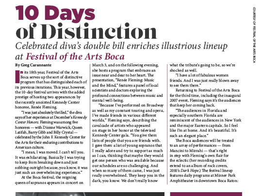 10 days of distinction article placed by Polin PR 