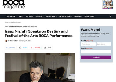 Festival of the Arts Boca – Boca Magazine, February 29, 2024