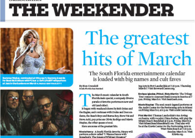 Festival of The Arts BOCA Sun-Sentinel The Weekender